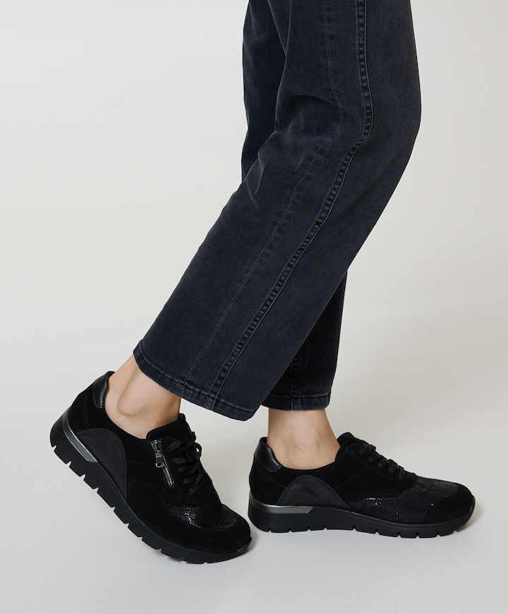 Ramona  dames sneakers zwart