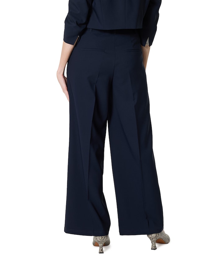 dames pantalon blauw