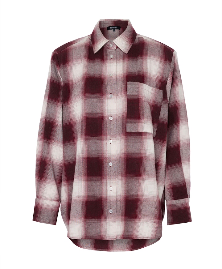 Dames blouse bordeaux