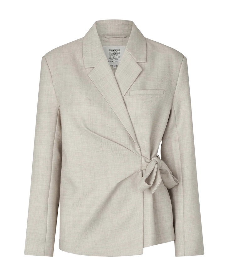 Dames blazer beige