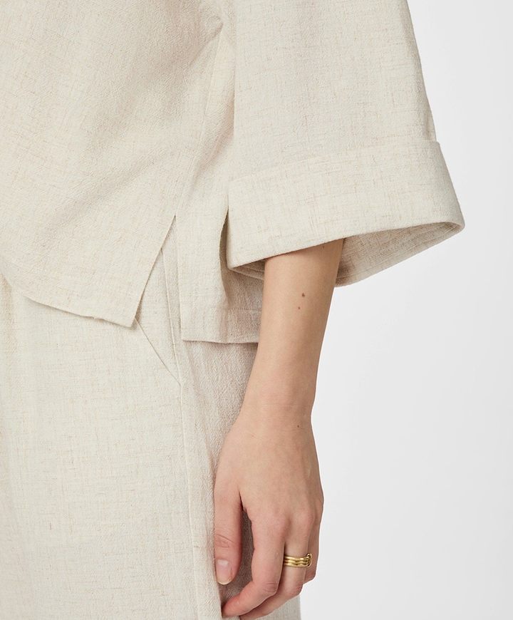 Tatjanna Linen jumpsuit ecru