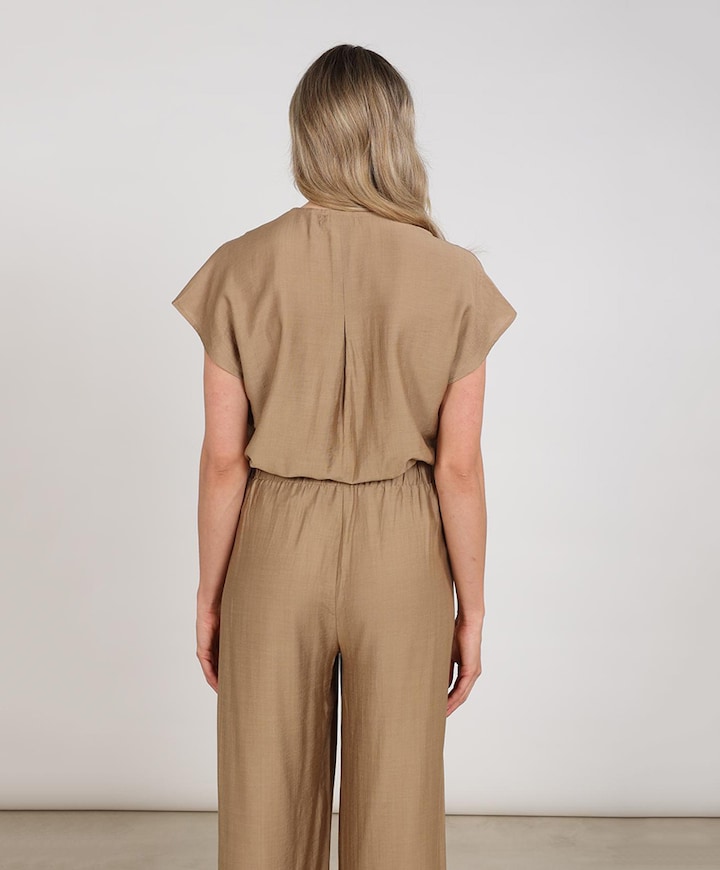 Dames top beige