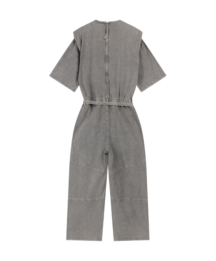 MONA dames jumpsuit grijs