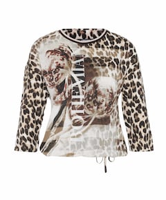 Dames longsleeve bruin