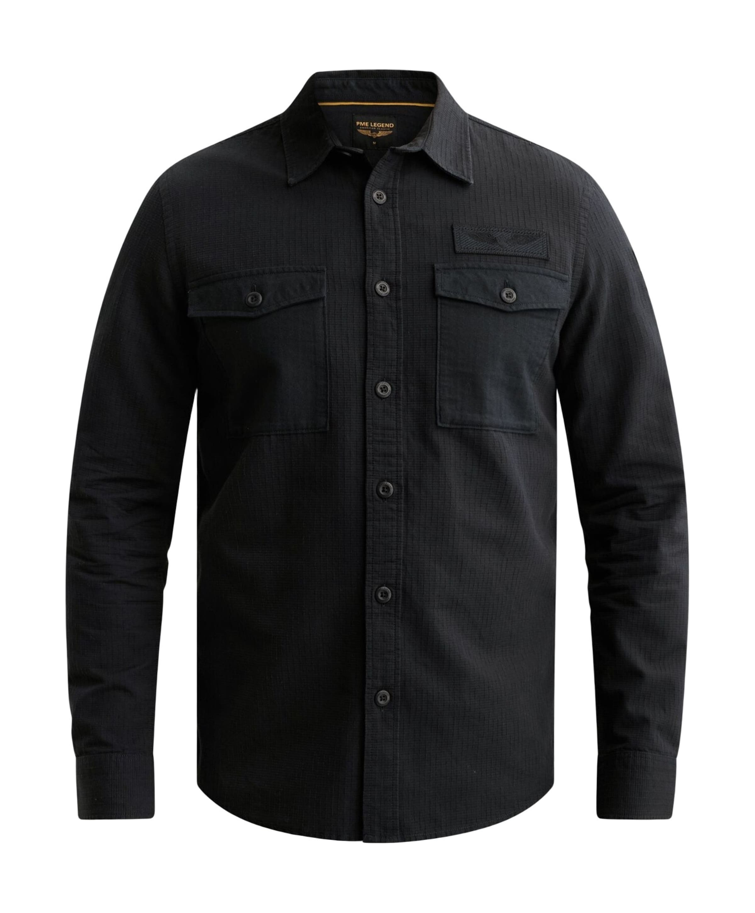 Heren overshirt blauw