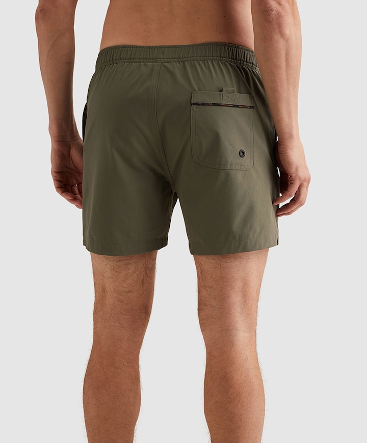 AIRFRAME BIG LOGO PRINT heren zwembroek groen