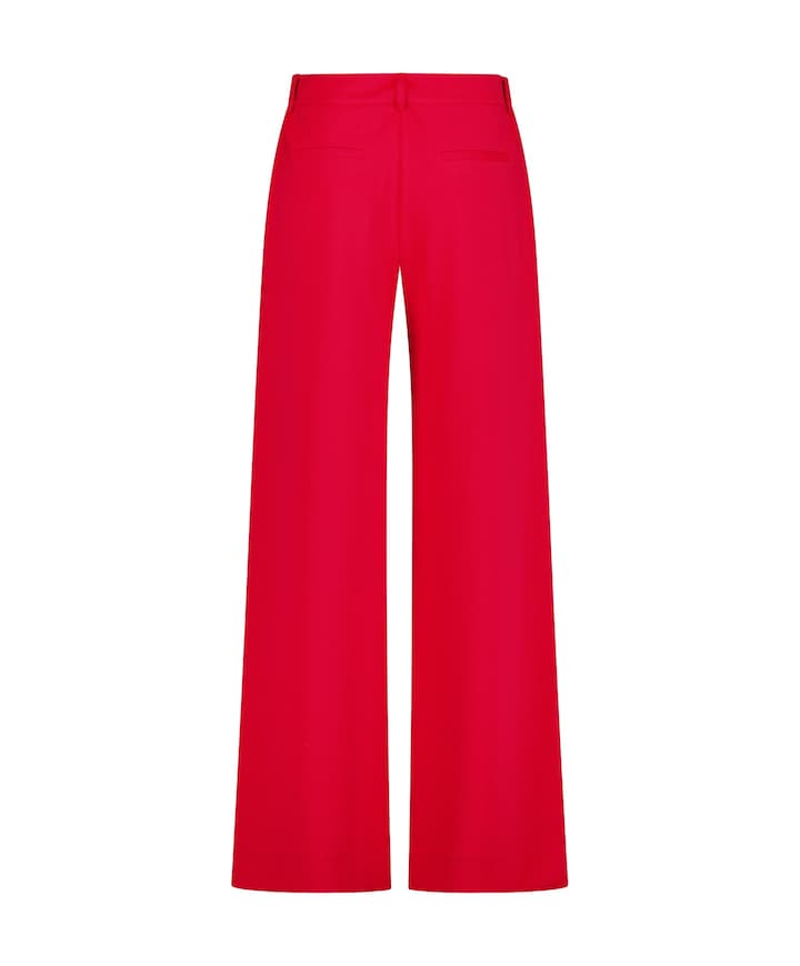 Luz twill trousers dames broek rood