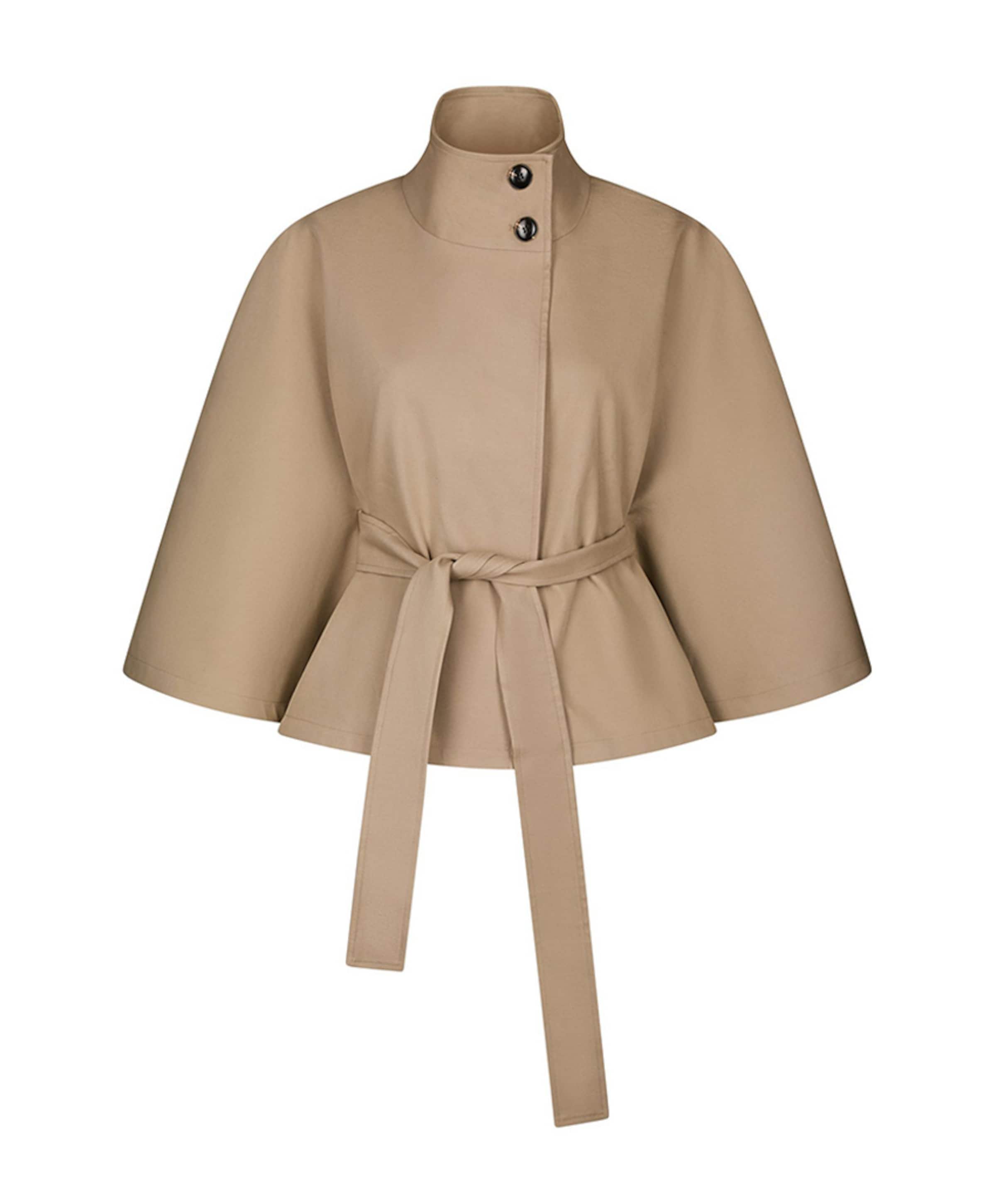 Dames cape beige