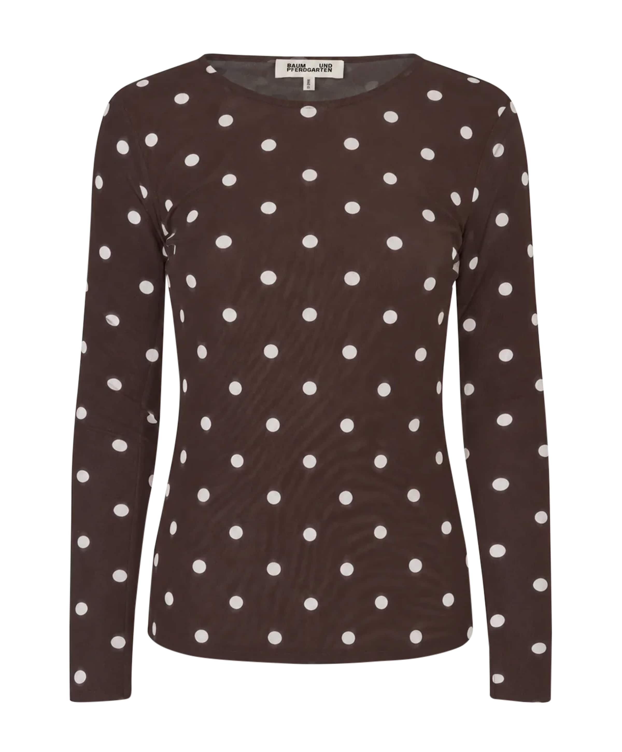 Dames longsleeve bruin