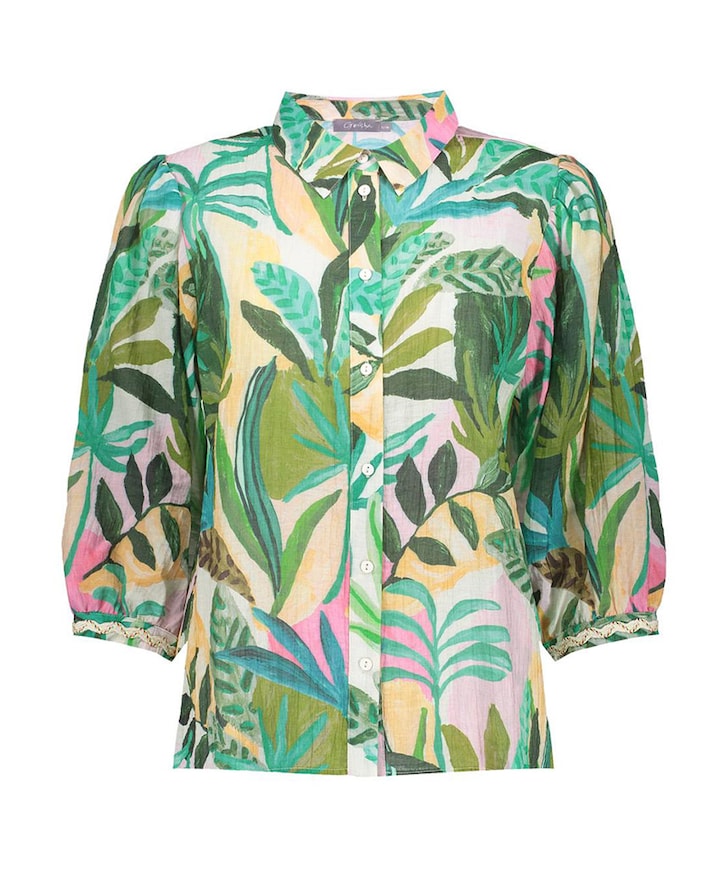 Dames blouse groen