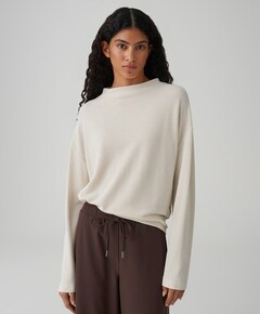 Dames longsleeve beige