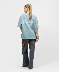 Uniseks t-shirt blauw