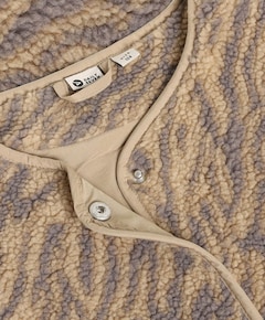 Meisjes gilet beige