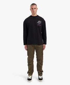 Heren longsleeve zwart