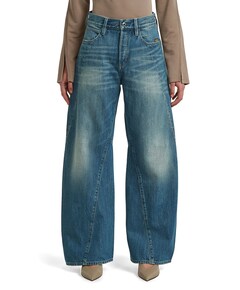 Contor 3D Wide Wmn dames jeans blauw