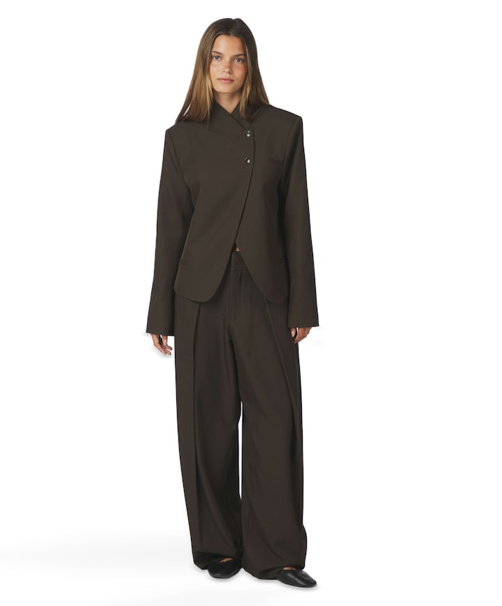 Lucille Structure dames broek bruin