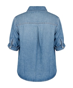 Dames blouse blauw