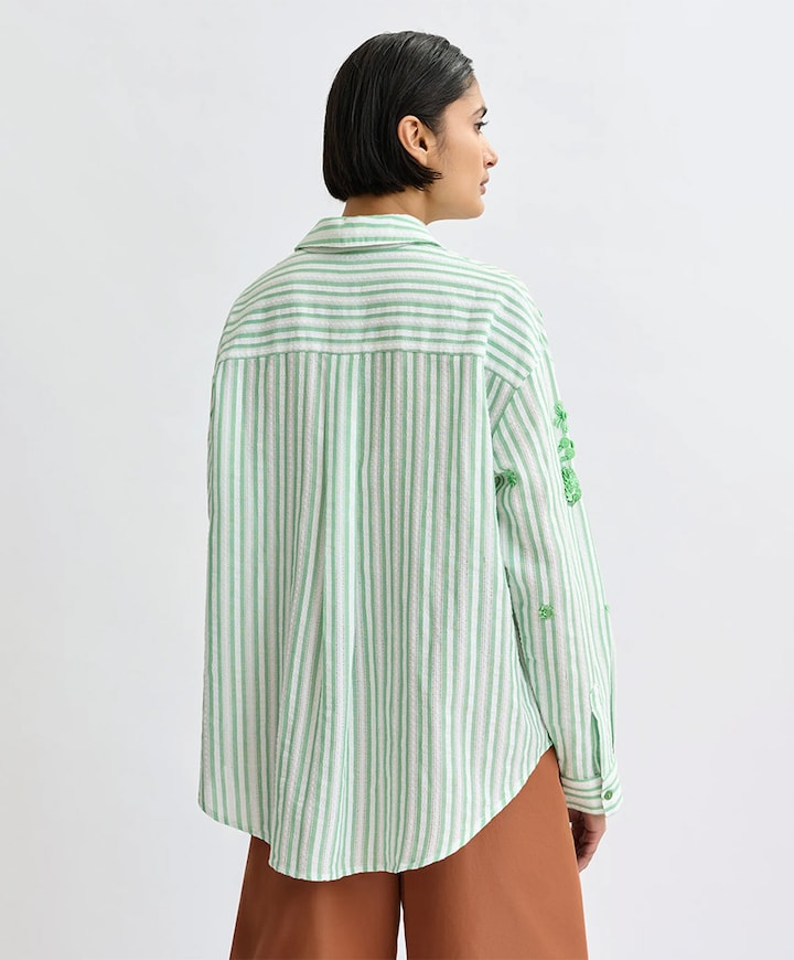Dames blouse groen