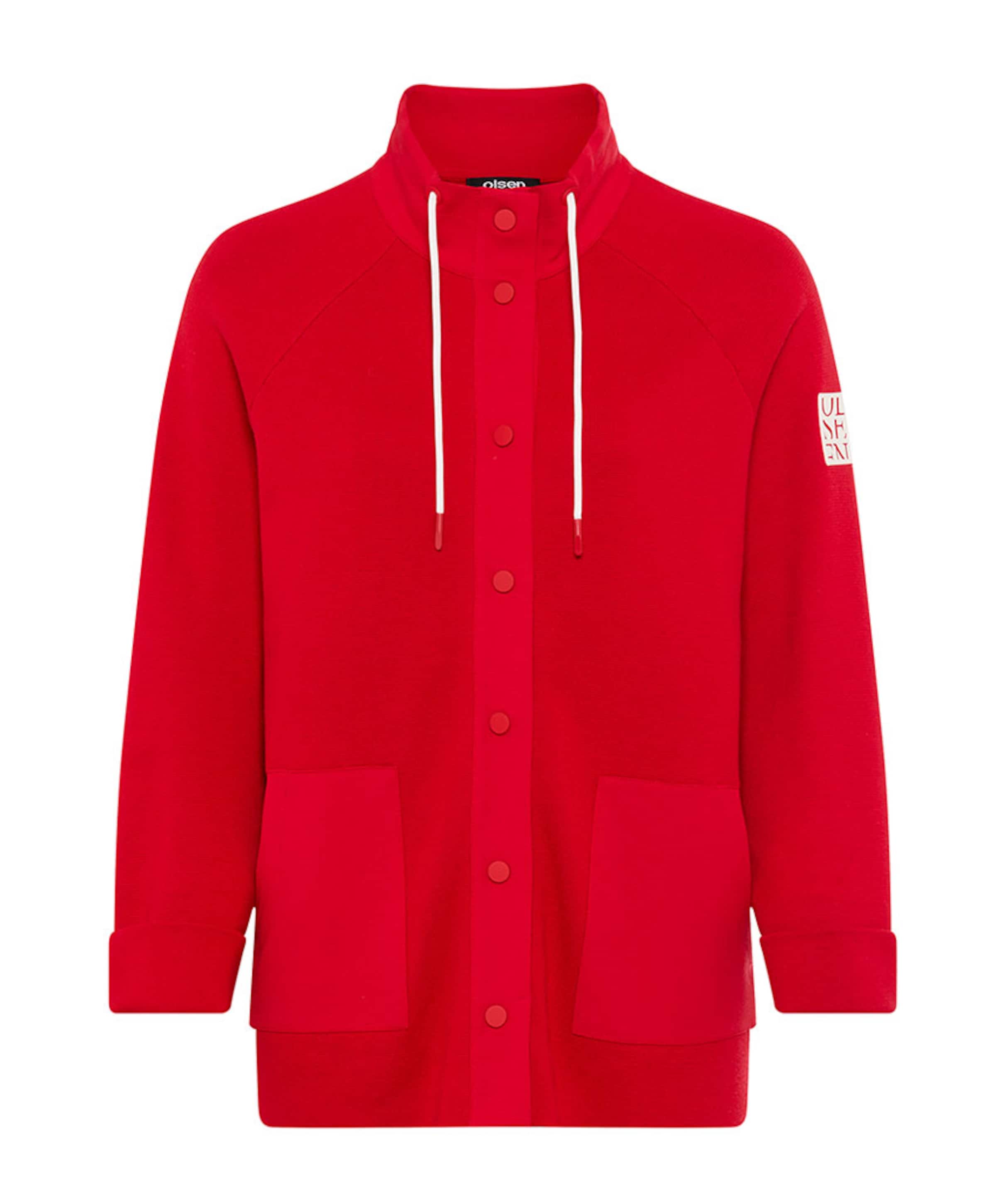 Dames vest rood