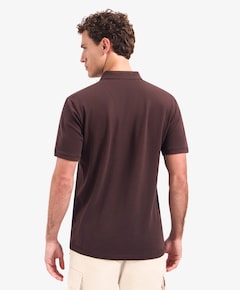 Heren polo bruin