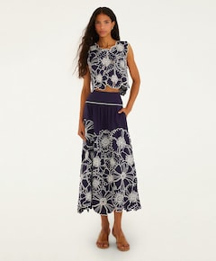 Dames top blauw