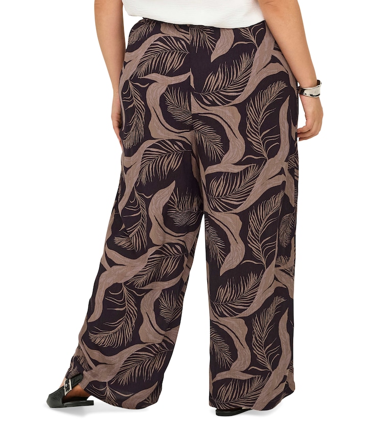 CARVILMA CULOTTE AOP dames broek bruin