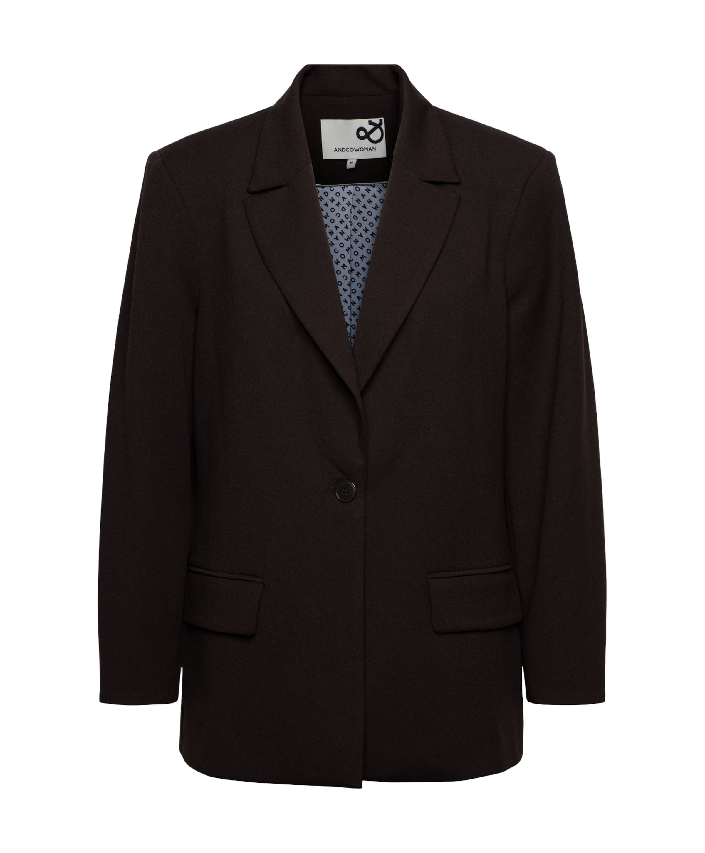 Dames blazer bruin