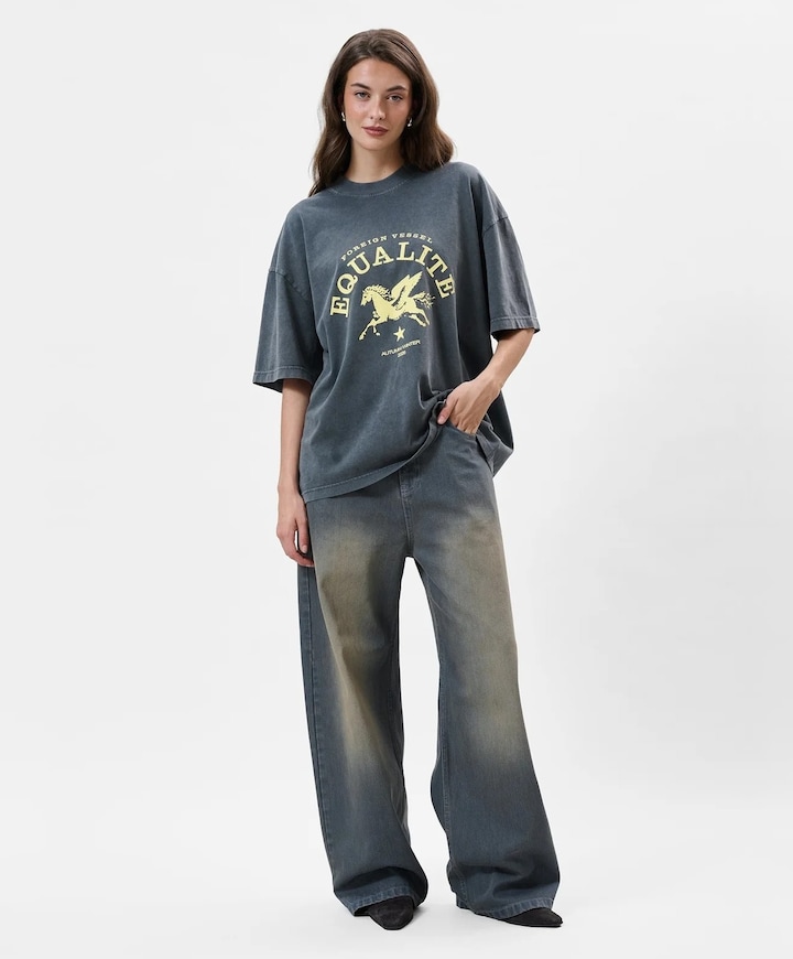 Uniseks T-shirt grijs
