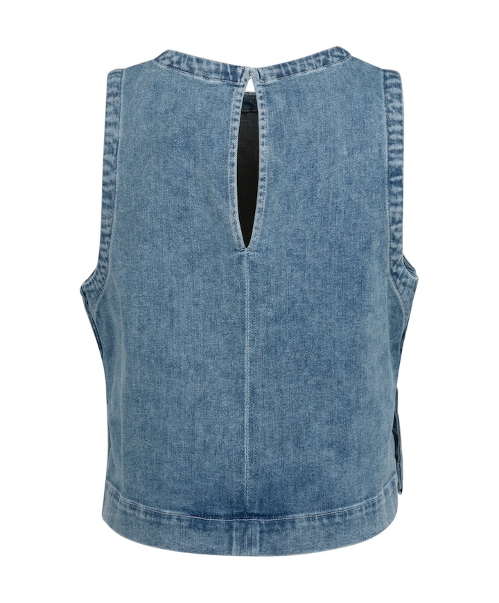 Dames top blauw