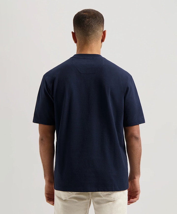 Heren T-shirt blauw