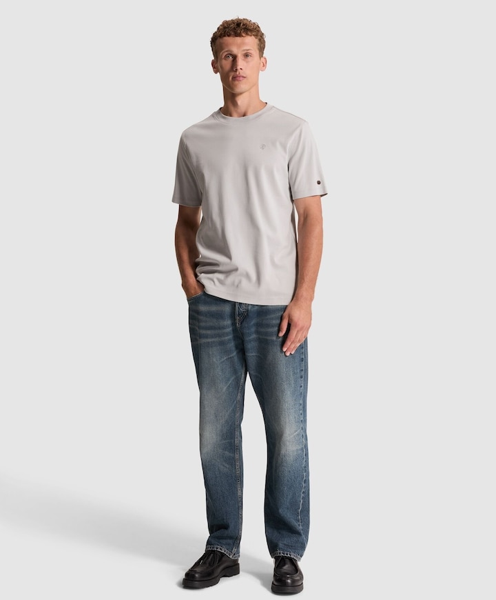 Heren T-shirt blauw