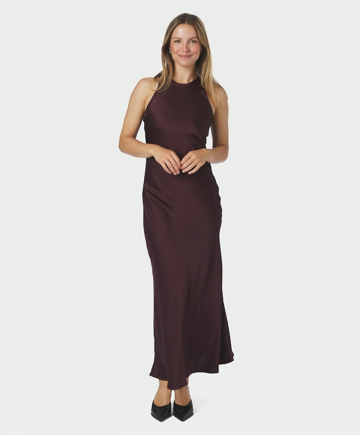 Dames jurk bordeaux