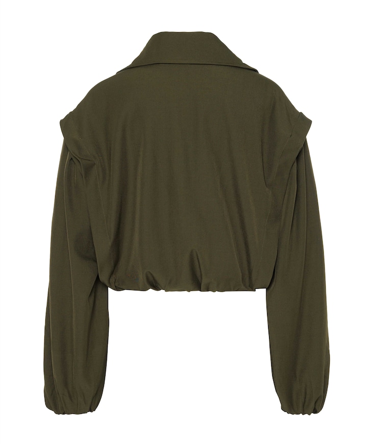 Dames jas groen