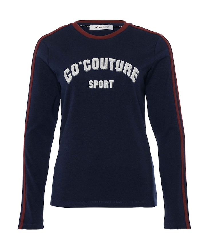Dames longsleeve blauw