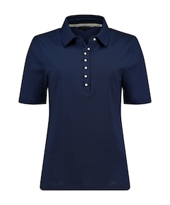 Dames polo blauw
