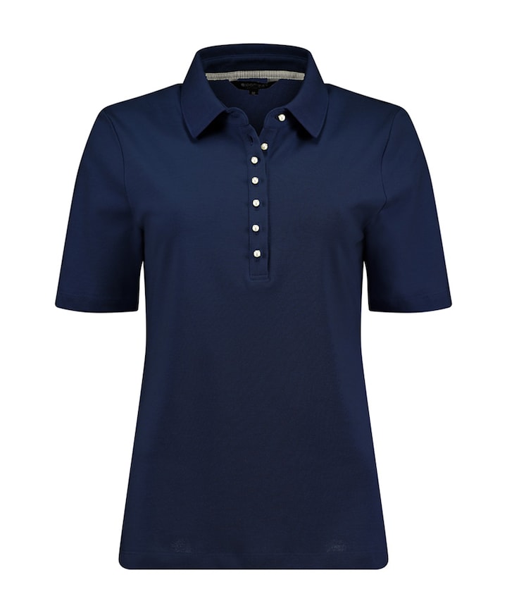 Dames polo blauw