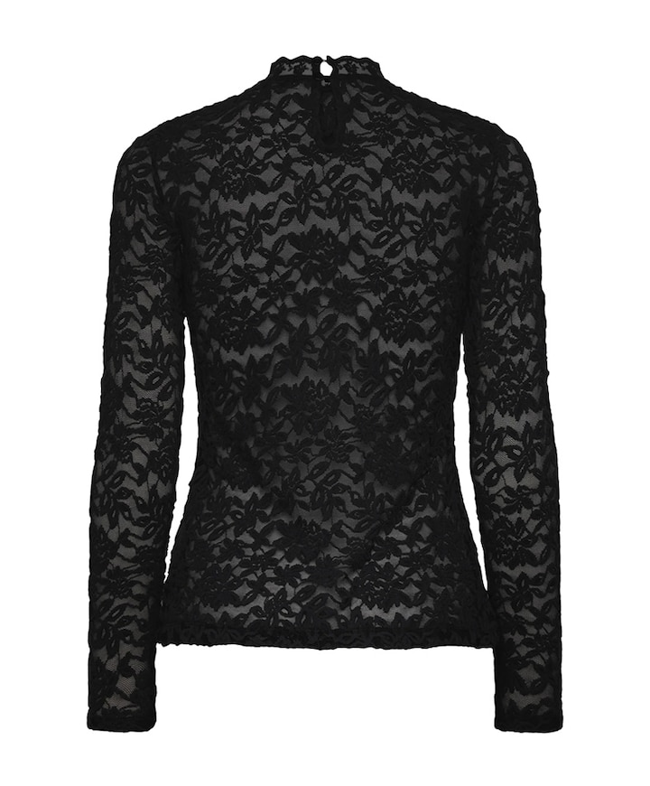 Dames longsleeve zwart