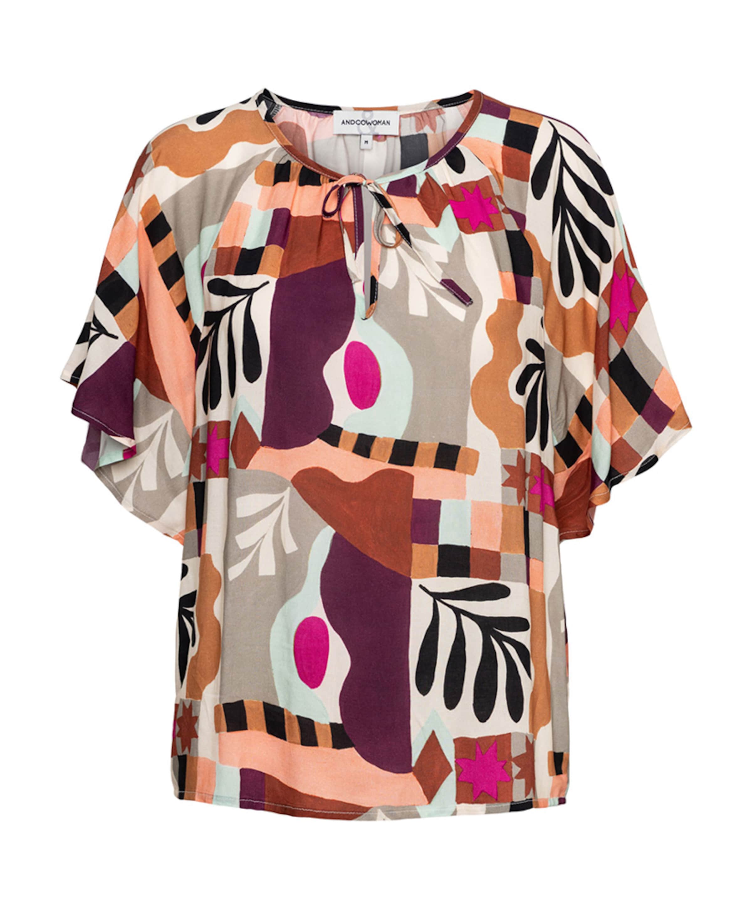 Dames T-shirt multicolor