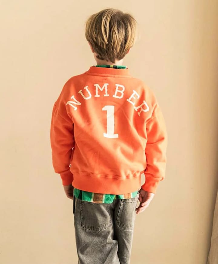 Jongens sweater oranje