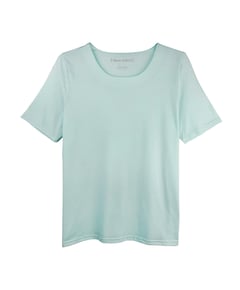 Dames pyjamatop blauw