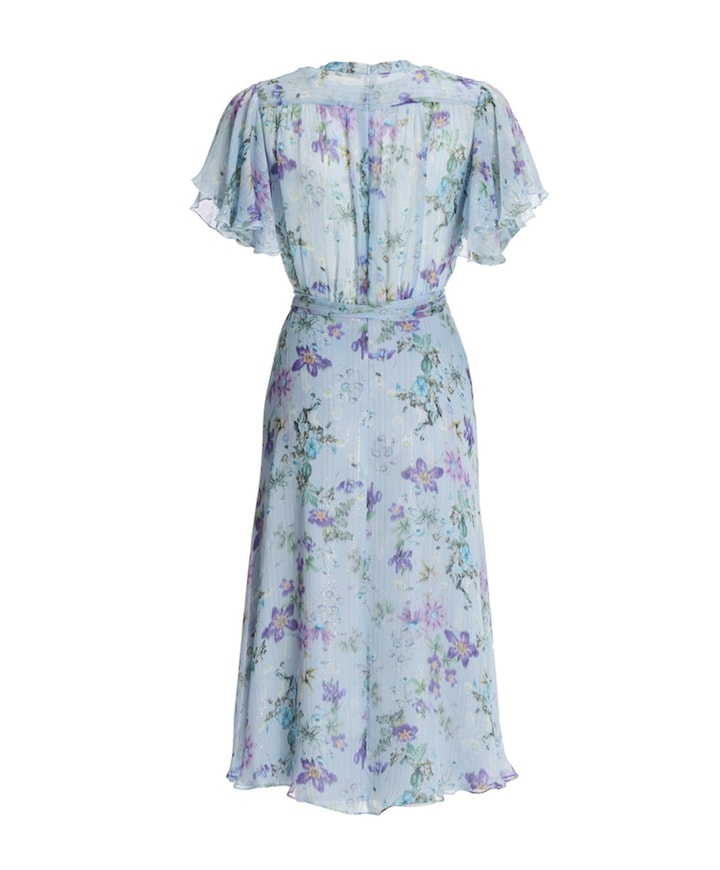 Dames jurk blauw