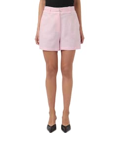 YASAGANA HW LINEN BLEND MINI dames korte broek roze