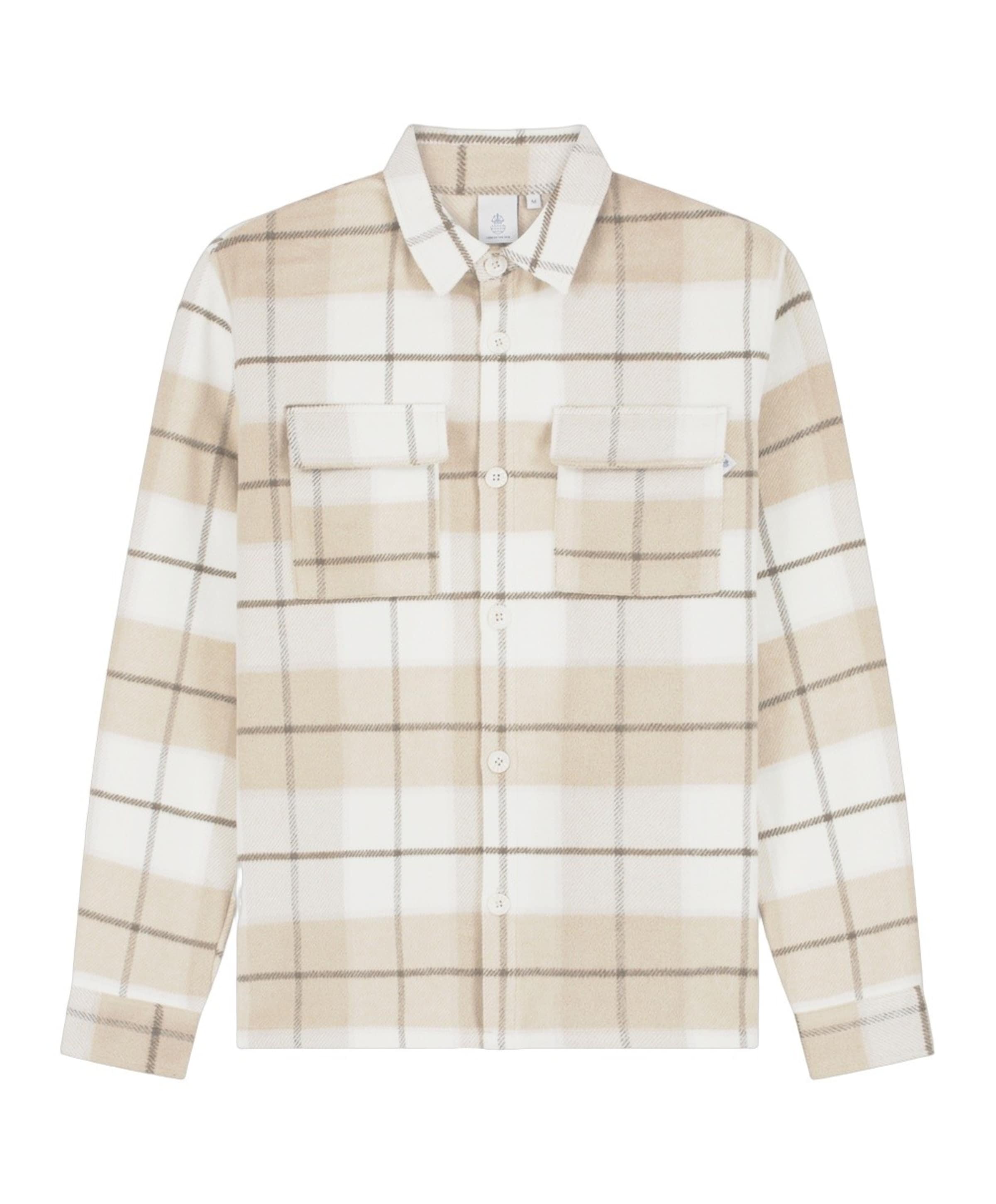 Heren overshirt bruin