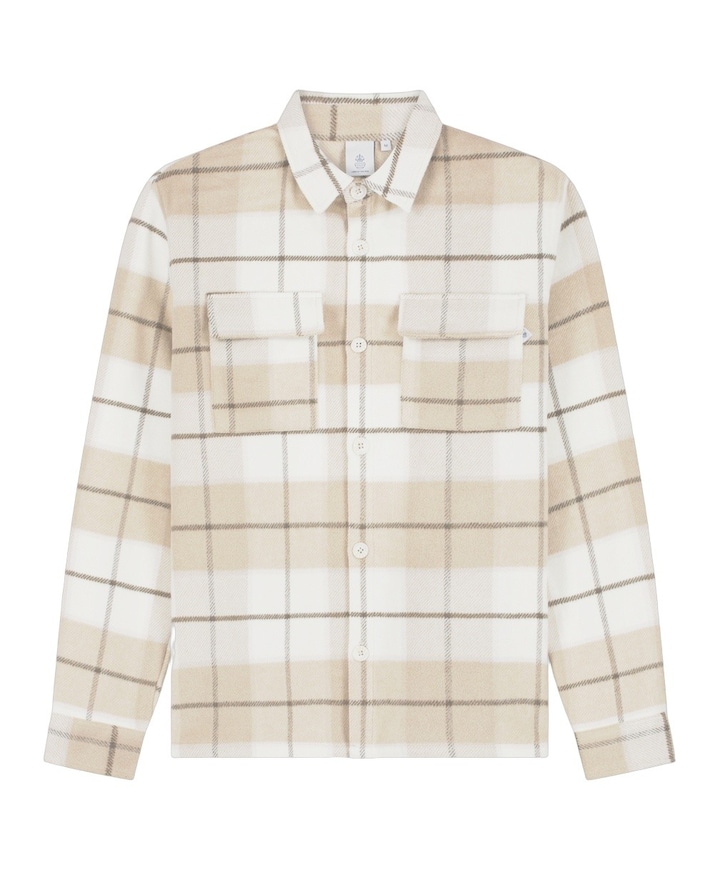 Heren overshirt bruin