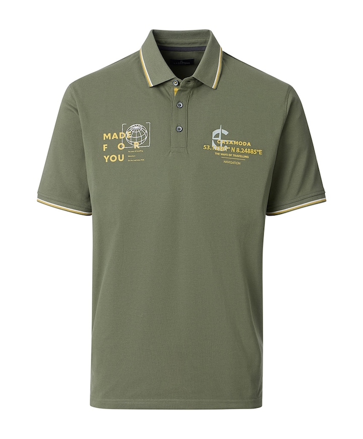 Heren polo groen
