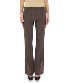 CLARAFV 826 MUD BROWN MELANGE dames pantalon bruin