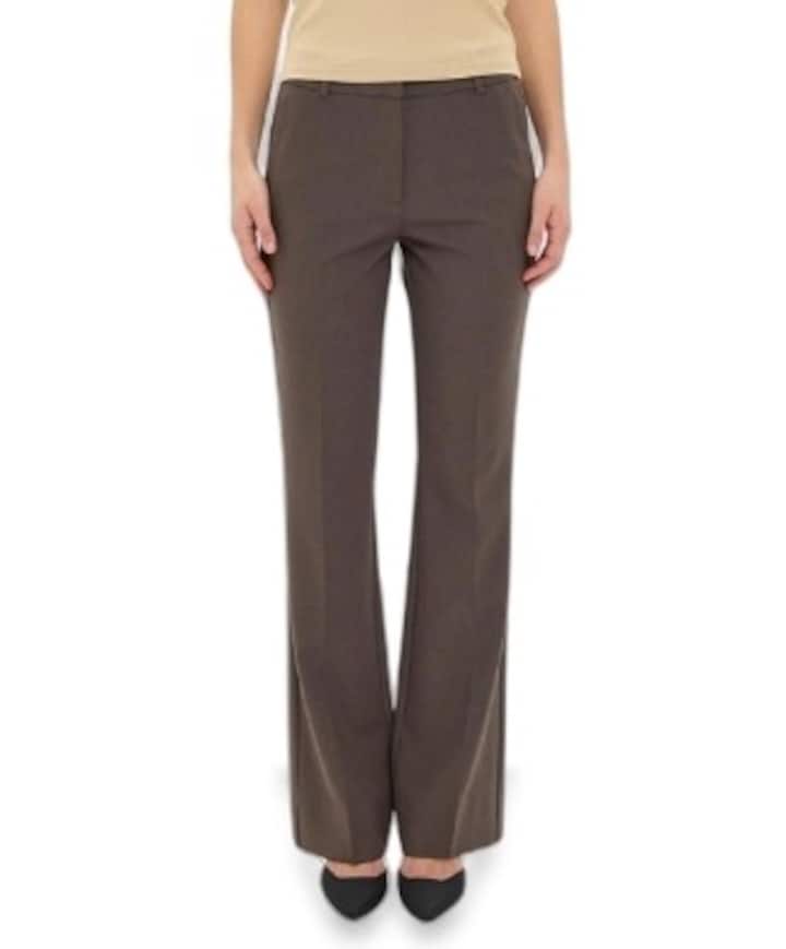 CLARAFV 826 MUD BROWN MELANGE dames pantalon bruin