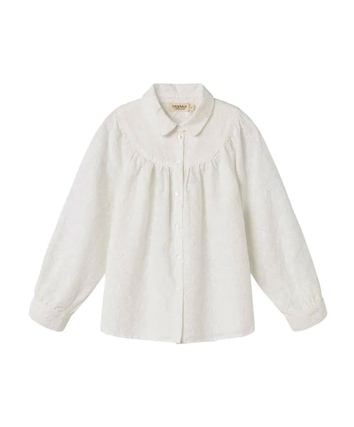 Blouse lange mouw wit