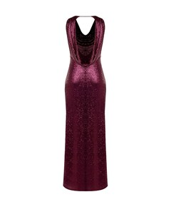 Dames jurk bordeaux
