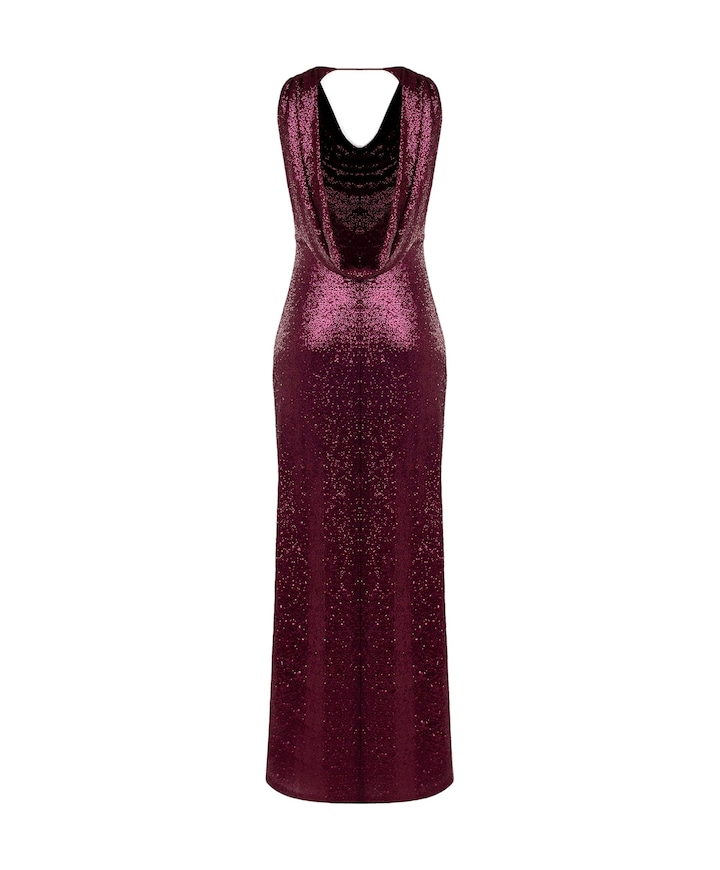 Dames jurk bordeaux